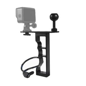 Camera og lys holder enkelt