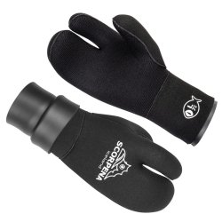 3 fingre handske 7 mm med manchet