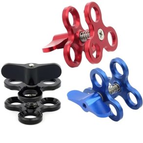 Holder for dobbelt fotoarm kugle