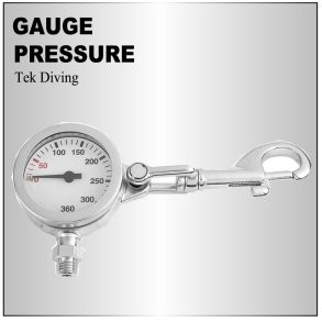 Tek manometer med krog